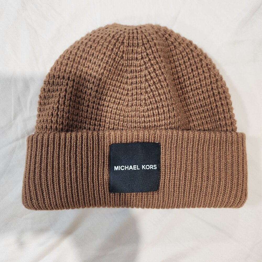 Men's Michael Kors Ribbed Knit Beanie Hat